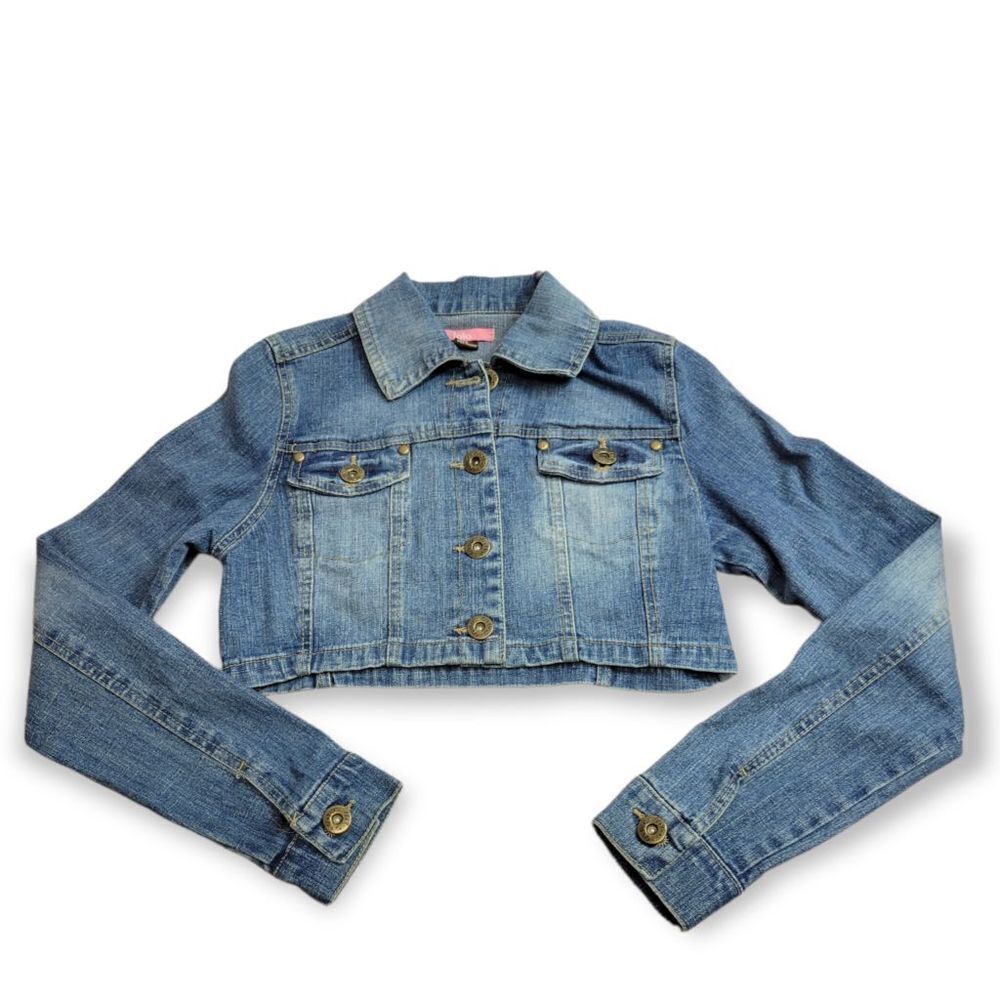 Lola denim crop jacket M